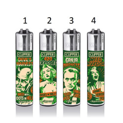 Clipper Classic Lighter Old Cannabis Movie