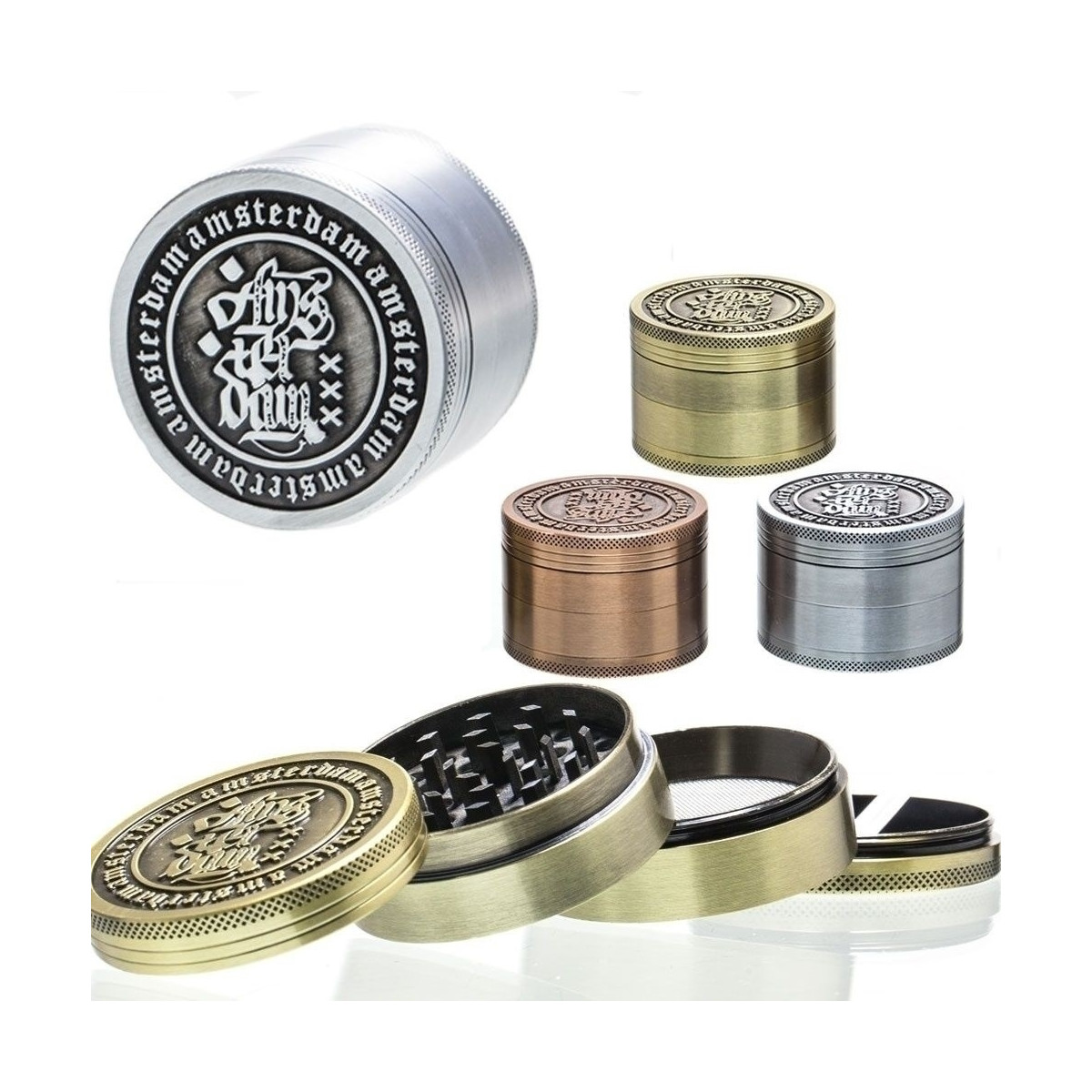 Grinder Old Amsterdam 63mm 4 Lags