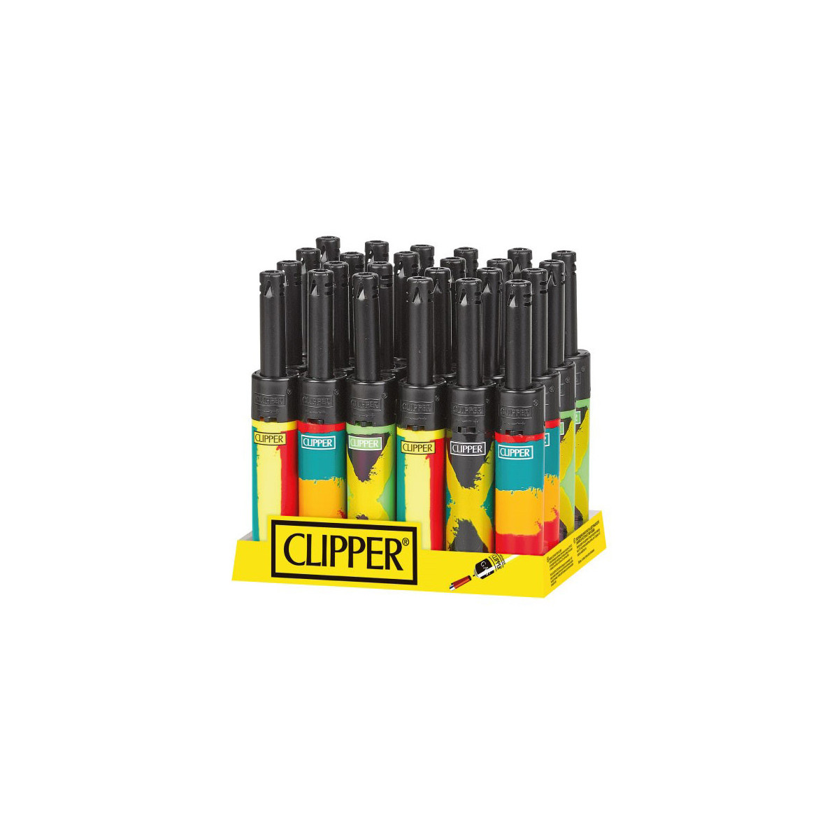 Clipper Mini Lighter Rasta