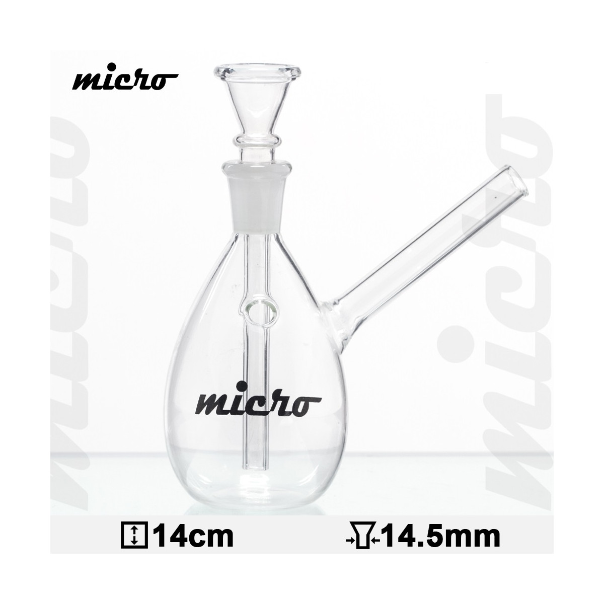Glas Bong Micro 14cm