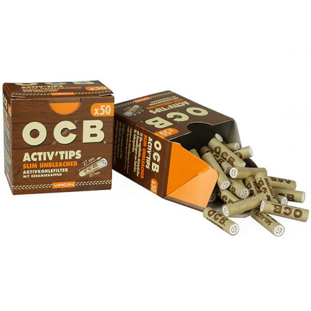 Aktivt Kul Filtre Ocb Virgin Brown 7mm