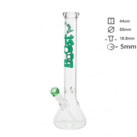 Glas Bong Boost Pro 44cm Grøn