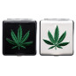 Cigaret Etui Metal Cannabis