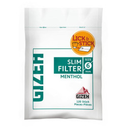 Filter Til Hjemrul 6mm Gizeh Menthol