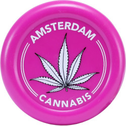 Grinder Plastik Amsterdam Pink 60mm 2 Lags