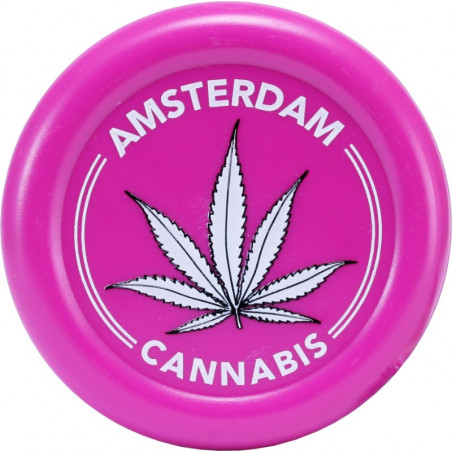 Grinder Plastik Amsterdam Pink 60mm 2 Lags