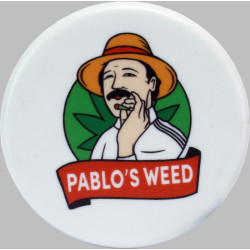 Grinder Plastik Pablos Weed 60mm 2 Lags