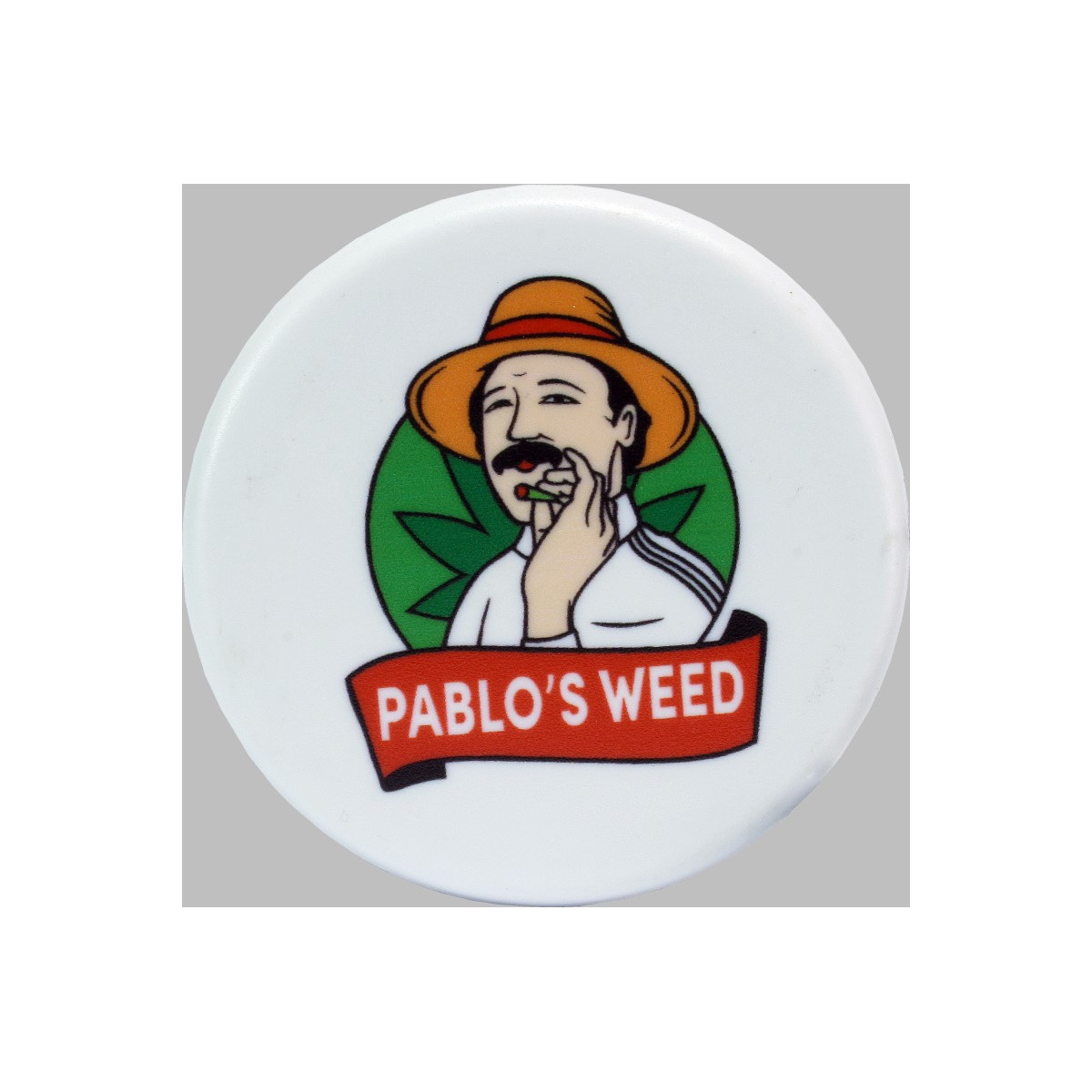 Grinder Plastik Pablos Weed 60mm 2 Lags