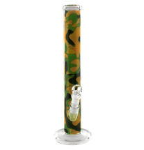 Glas Bong WS Splatter Grøn 40cm