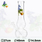 Glas Bong Cannapotter 27cm