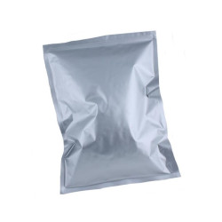 Silver Bag Med Zip Luk A5