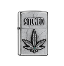 Zippo Lighter Stoned Weed