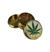 Grinder Cannabis Guld 50mm 3 Lags