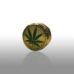 Grinder Cannabis Guld 50mm 3 Lags