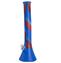 Silikone Bong Beaker Blå 44cm