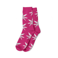 Pink Cannabis Sokker 36-42