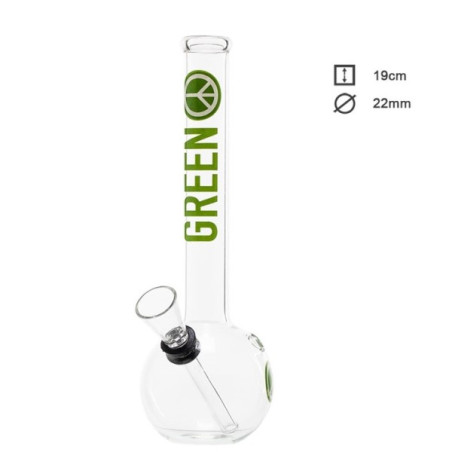 Glas Bong Greenline Kugle 19cm