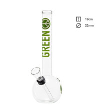 Glas Bong Greenline Kugle 19cm