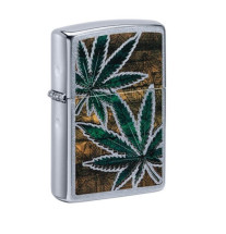 Zippo Lighter Cannabis 1