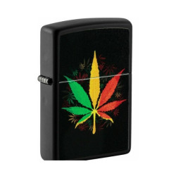 Zippo Lighter Cannabis Rasta