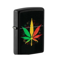 Zippo Lighter Cannabis Rasta