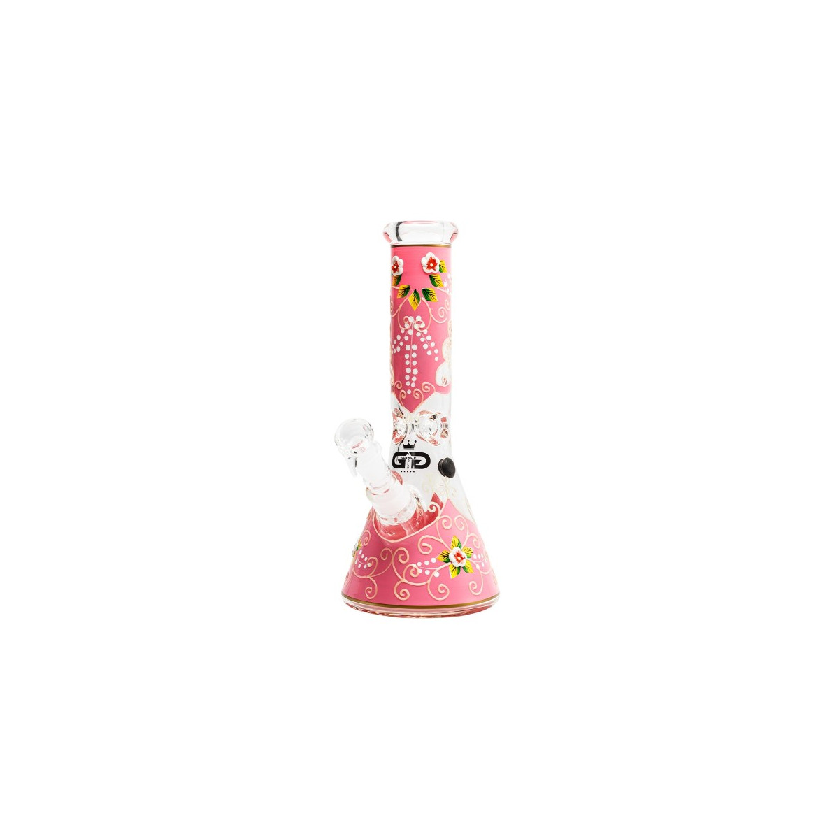 Glas Bong Grace Pink 32cm