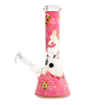 Glas Bong Grace Pink 32cm