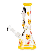 Glas Bong Grace Yellow 32cm