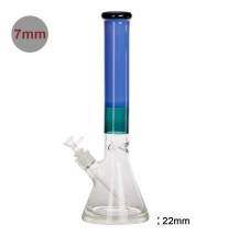 Glas Bong Amsterdam Blue Beaker 40cm