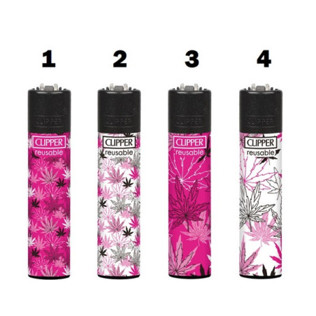 Clipper Classic Lighter Pink Leaves