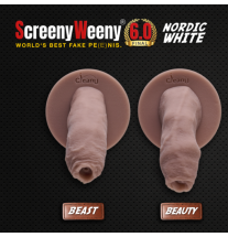 Screeny Weeny Fake Penis 6.0 Beauty Nordic White