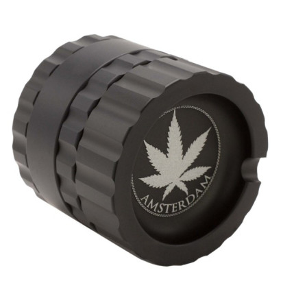 Grinder Amsterdam 63mm 4 Lags Sort