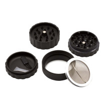 Grinder Amsterdam 63mm 4 Lags Sort