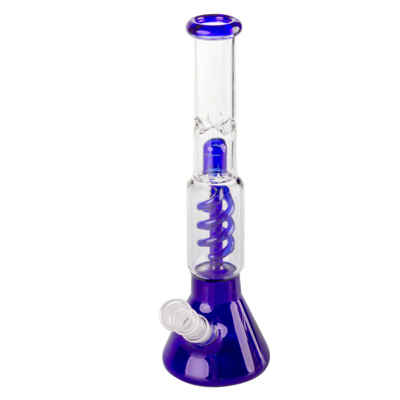 Glas Bong Amsterdam Perc Blå 35cm