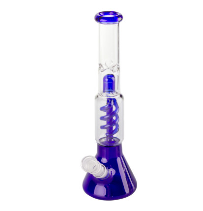 Glas Bong Amsterdam Perc Blå 35cm