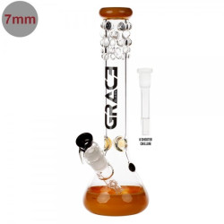 Glas Bong Grace Pearl Gul 40cm