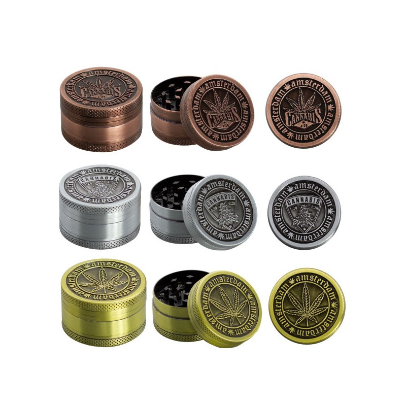 Grinder Cannabis Green 40mm 3 Lags