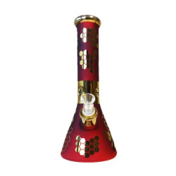 Glas Bong Red Bee 32cm