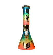 Glas Bong Rainbow Bee 32cm