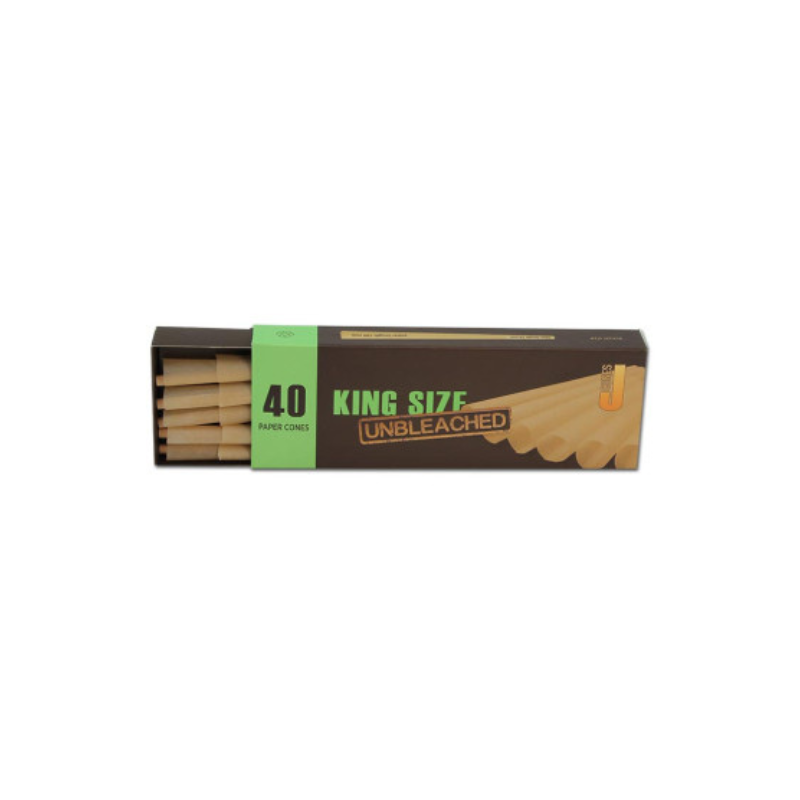 JWare Kingsize Cones Brun 40 Stk