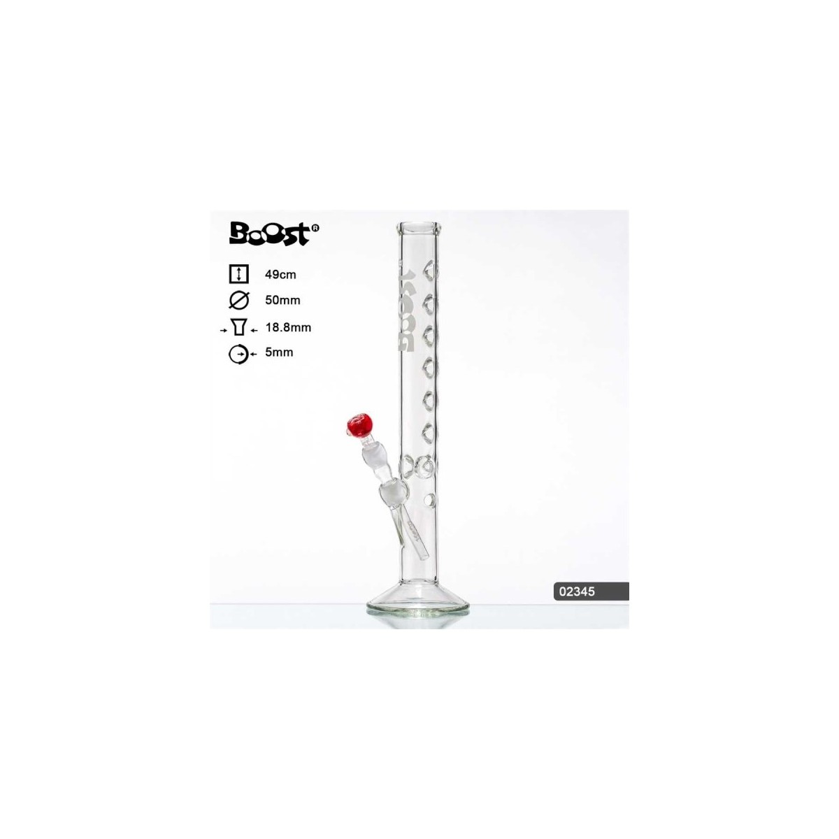 Glas Bong Boost 49cm Straight