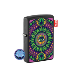 Zippo Lighter Cannabis Eye