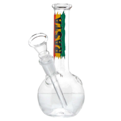 Glas Bong Rasta Flag 16cm