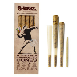 G-Rollz Brun Kingsize Cones 20 Stk