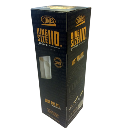 Kingsize Cones Hvide 110 Stk