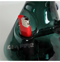 Glas Bong Blaze Ice vs Fire Sea Green 31cm