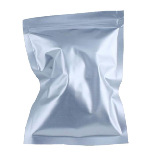Silver Bag Med Zip Luk 42 x 31cm