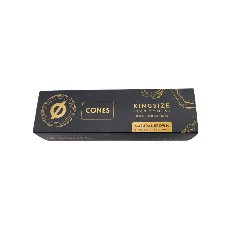 Ø Cones Kingsize Brun 100 Stk