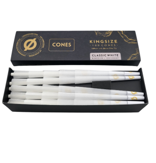Ø Cones Kingsize  Hvid 100 Stk