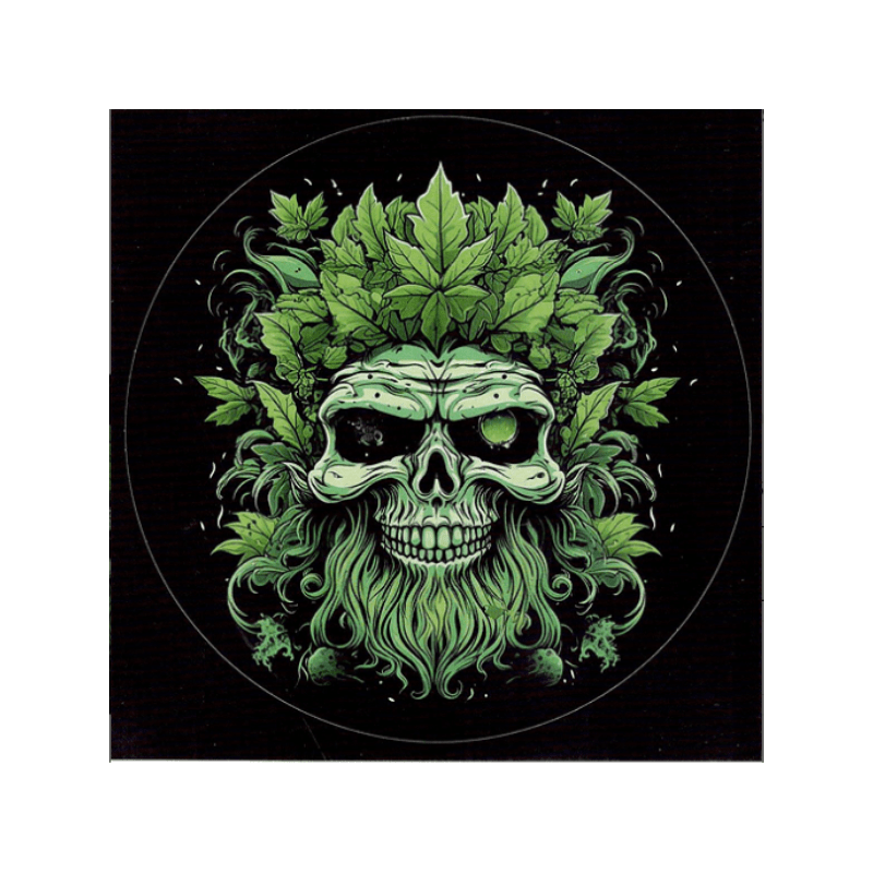 Klistermærke Cannabis Kranie